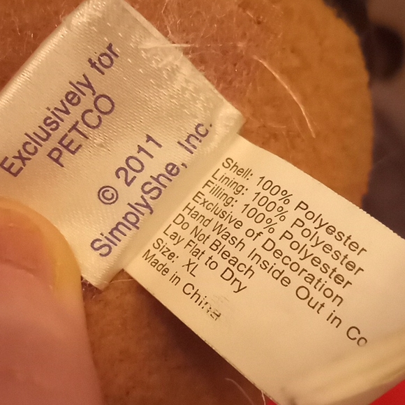 Pup Crew orange size XL dog coat used - Picture 5 of 6